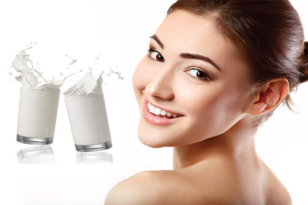 Sữa tươi không đường làm giảm da khô sần
