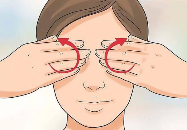 Massage vùng da mắt