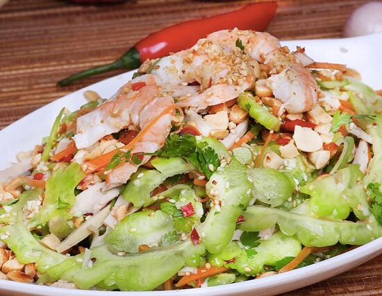 Giảm cân bằng cách ăn salad