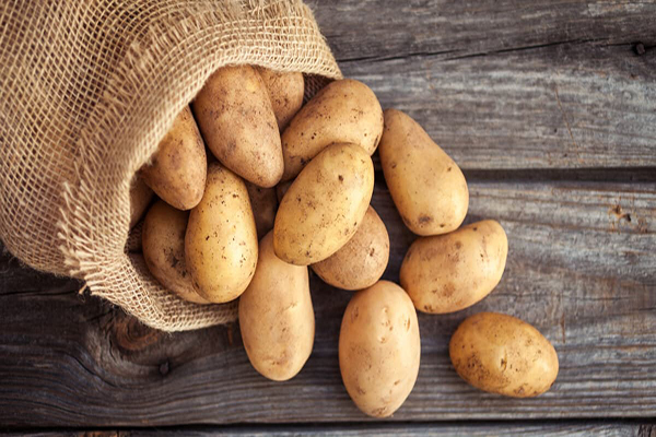 Thành phần dưỡng chất có trong khoai tây giúp giảm quầng thâm vùng mắt.