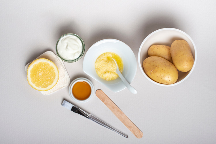 Dưỡng da bằng mặt nạ khoai tây