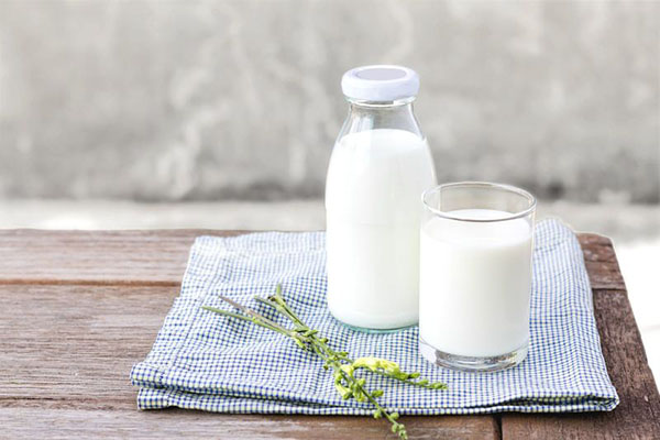 sữa tươi và mồng tơi giúp dưỡng da trắng sáng