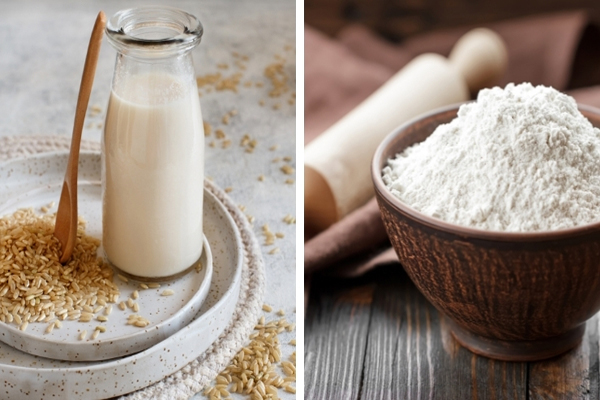 Mặt nạ từ nước vo gạo và bột mì