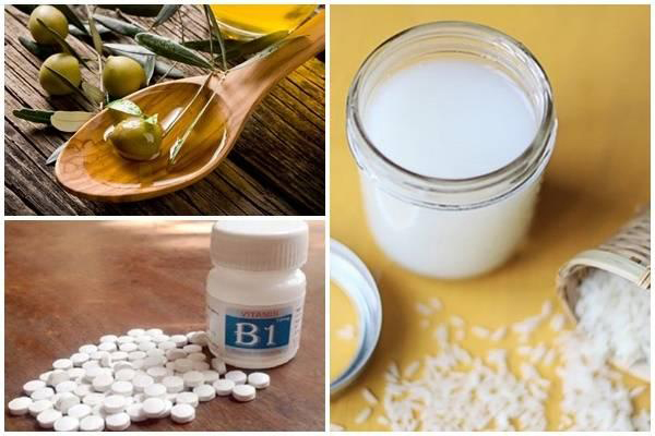 mặt nạ từ nước gạo và vitamin B1