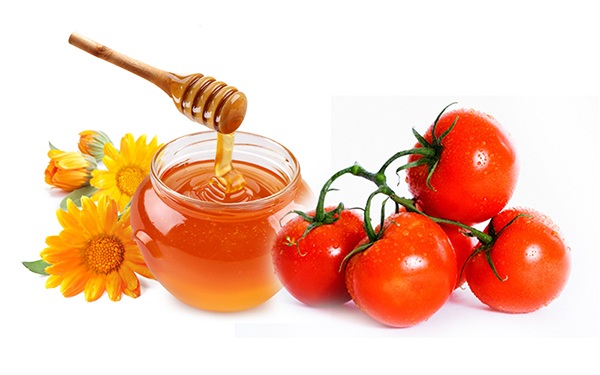 Cà chua và mật ong xóa mờ các vết nám nhanh chóng 