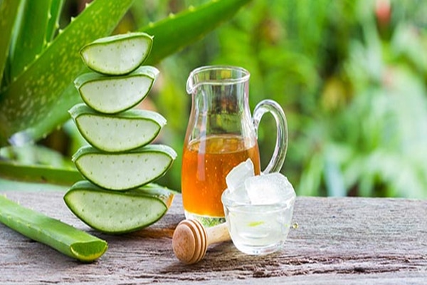Trị mụn bằng nha đam và mật ong giúp da nhanh chóng láng mịn giảm mụn