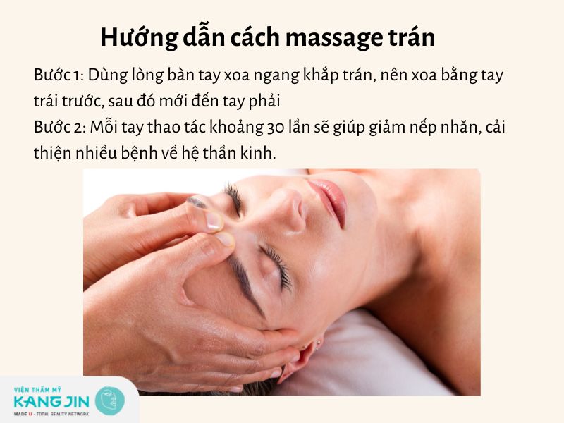 Massage vùng trán