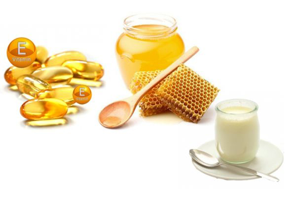 Mặt nạ mật ong, vitamin E và sữa chua