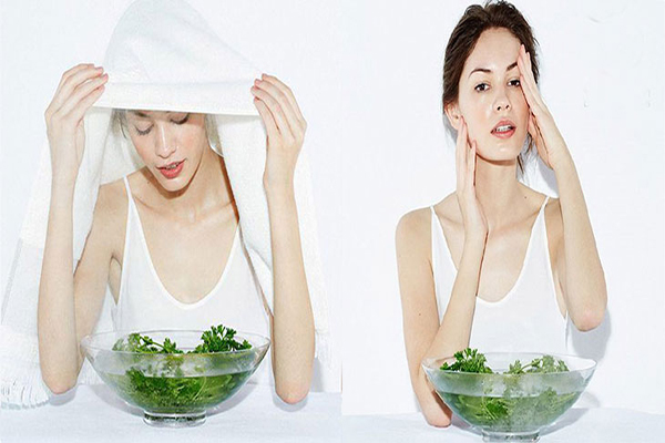 Xông hơi bằng lá tía tô kết hợp với sả trị nám