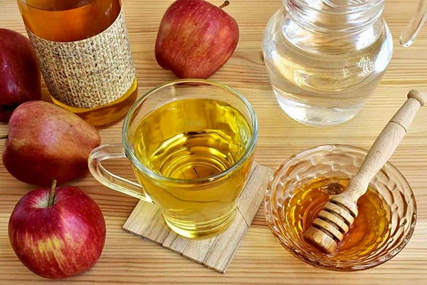 Uống giấm táo và mật ong