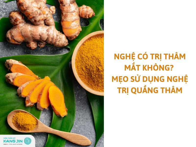 Lưu ý khi sử dụng nghệ trị thâm mắt