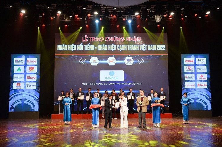 Viện thẩm mỹ KangJin được trao danh hiệu Top 100 nhãn hiệu nổi tiếng, nhãn hiệu cạnh tranh 2022 Viện thẩm mỹ KangJin được trao danh hiệu Top 100 nhãn hiệu nổi tiếng, nhãn hiệu cạnh tranh 2022