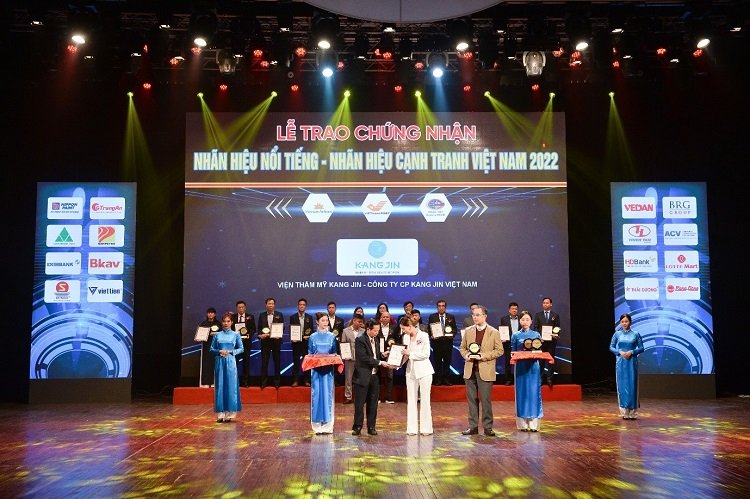 KangJin vinh dự nhận giải thưởng nhãn hiệu nổi tiếng Việt Nam