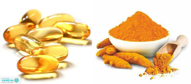 Mặt nạ vitamin E và tinh bột nghệ Mặt nạ vitamin E và tinh bột nghệ
