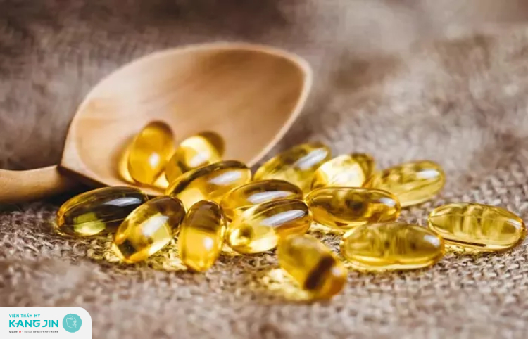 Vitamin E có tác dụng dưỡng sáng, tăng độ đàn hồi cho da Vitamin E có tác dụng dưỡng sáng, tăng độ đàn hồi cho da