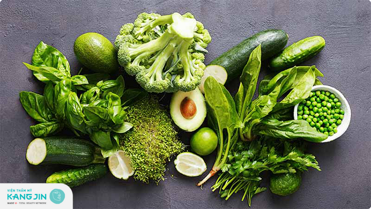 Bổ sung nhiều rau xanh trong bữa ăn hàng ngày