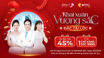 KHAI XUÂN VƯỢNG SẮC – ĐẮC TÀI LỘC: Trẻ hóa da với ưu đãi 45% cùng nhiều quà tặng vàng